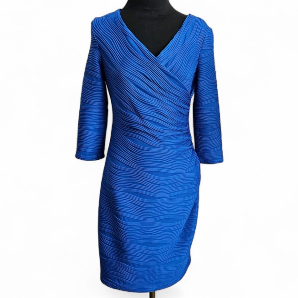 Joseph Ribkoff Royal Blue Textured Dress